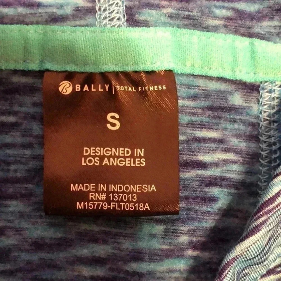 Bally Total Fitness blue hoodie.  Size S - Picture 4 of 7